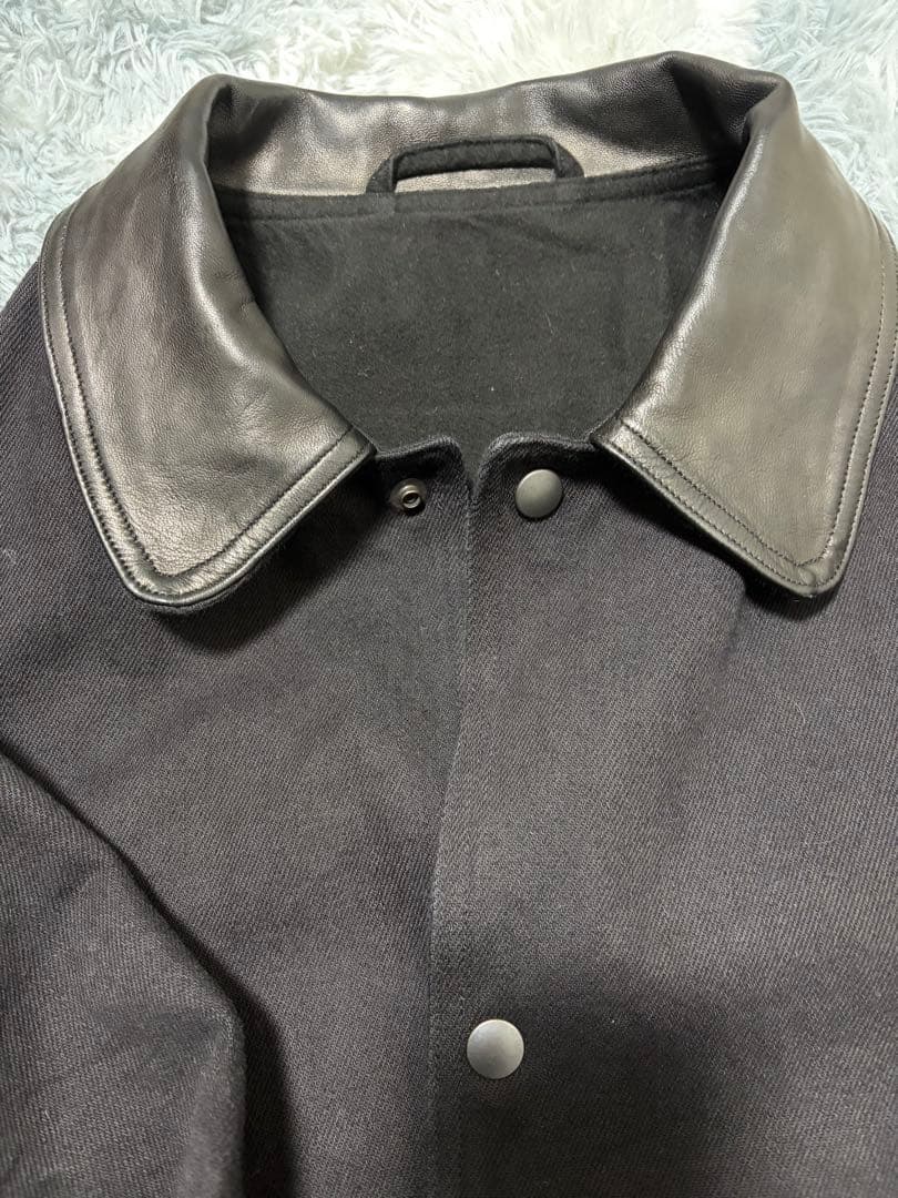 comoli 24aw デニムレザーワークジャケット　2