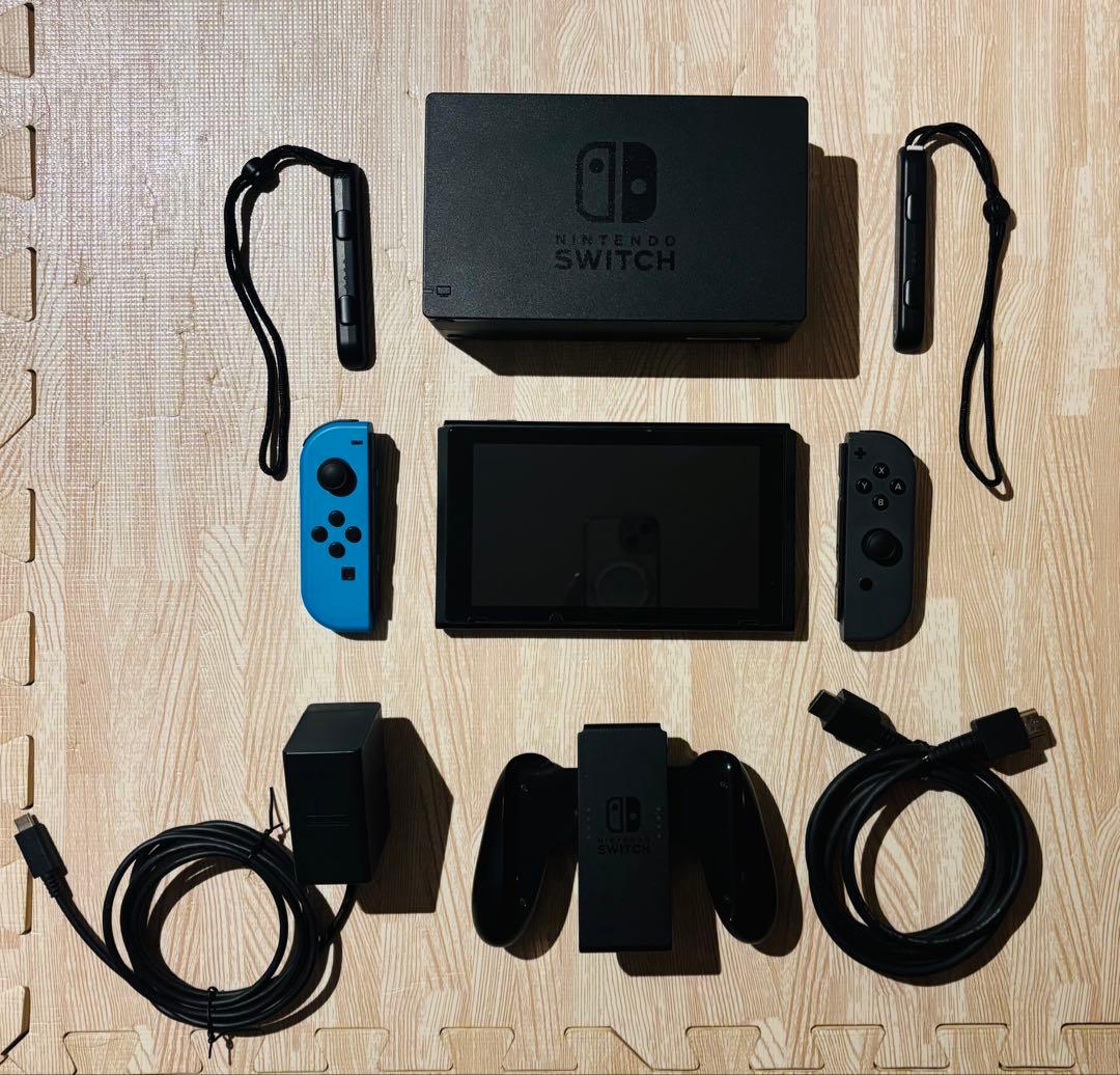 【美品・完品】 Nintendo Switch ブルー/グレー