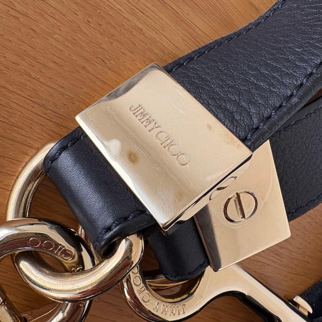 Jimmy Choo スエードレザー ショルダーバッグ