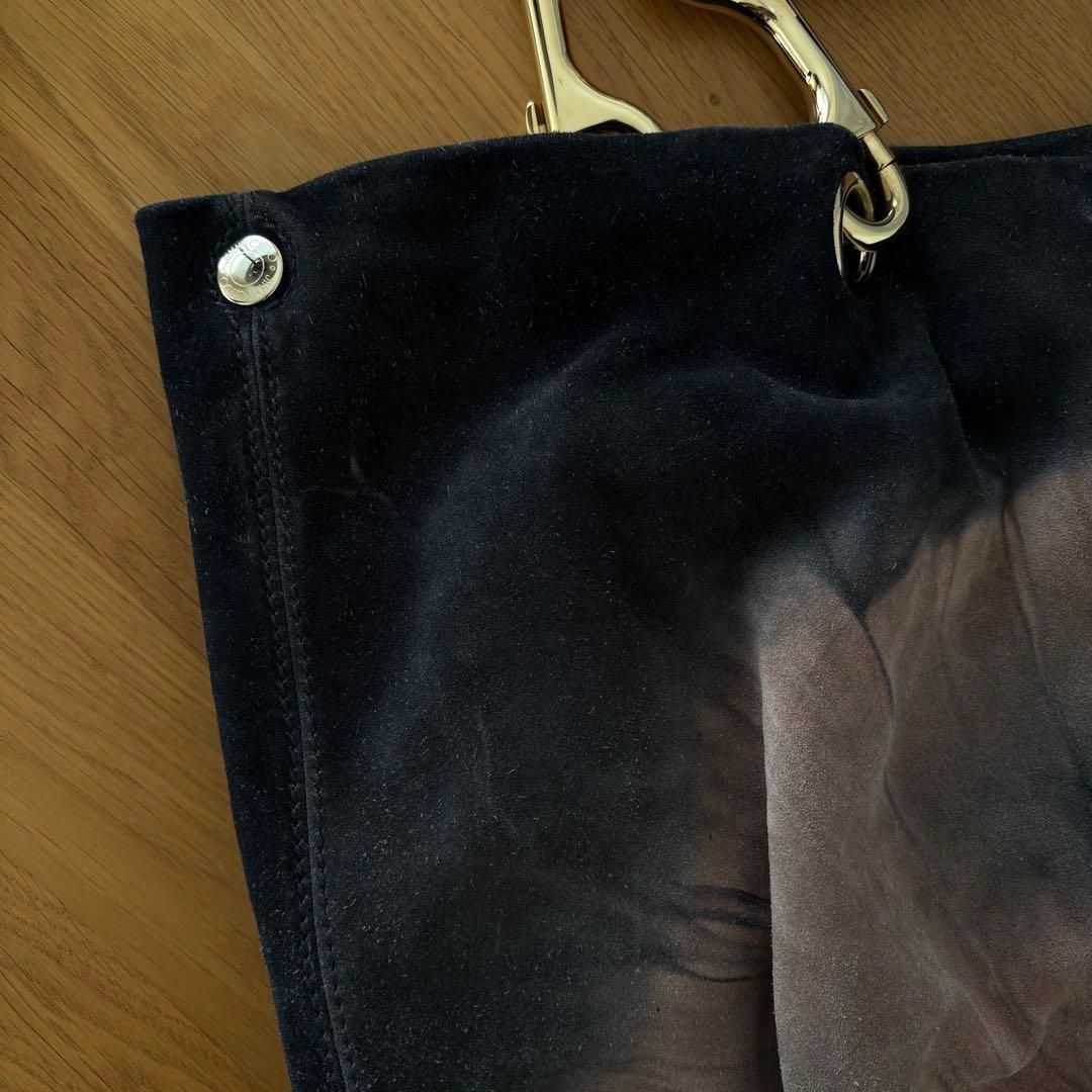 Jimmy Choo スエードレザー ショルダーバッグ