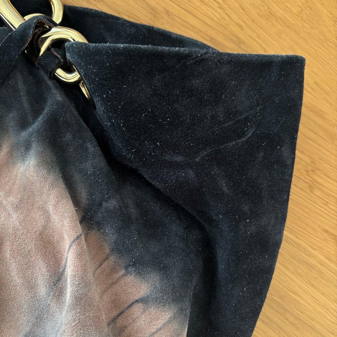 Jimmy Choo スエードレザー ショルダーバッグ