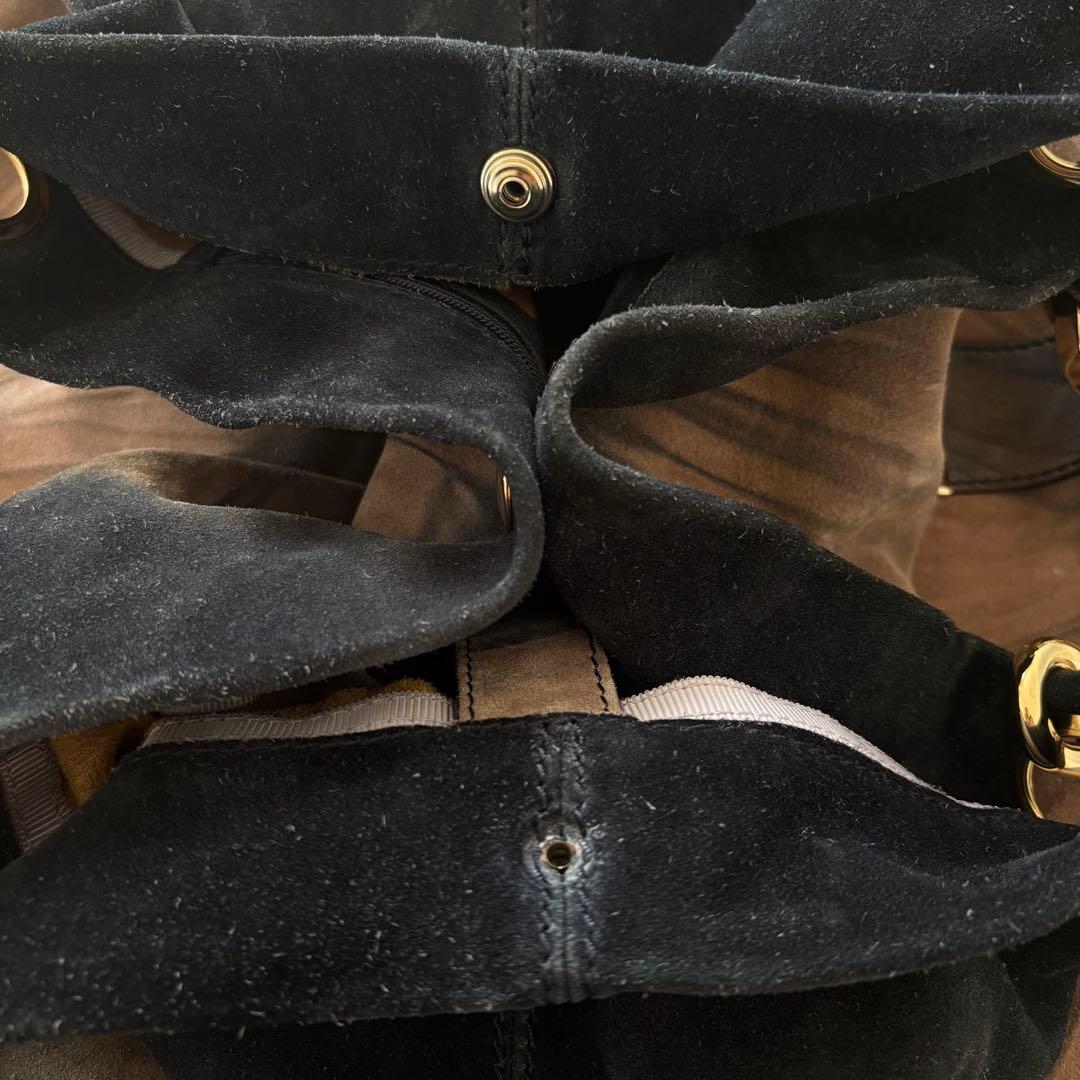 Jimmy Choo スエードレザー ショルダーバッグ