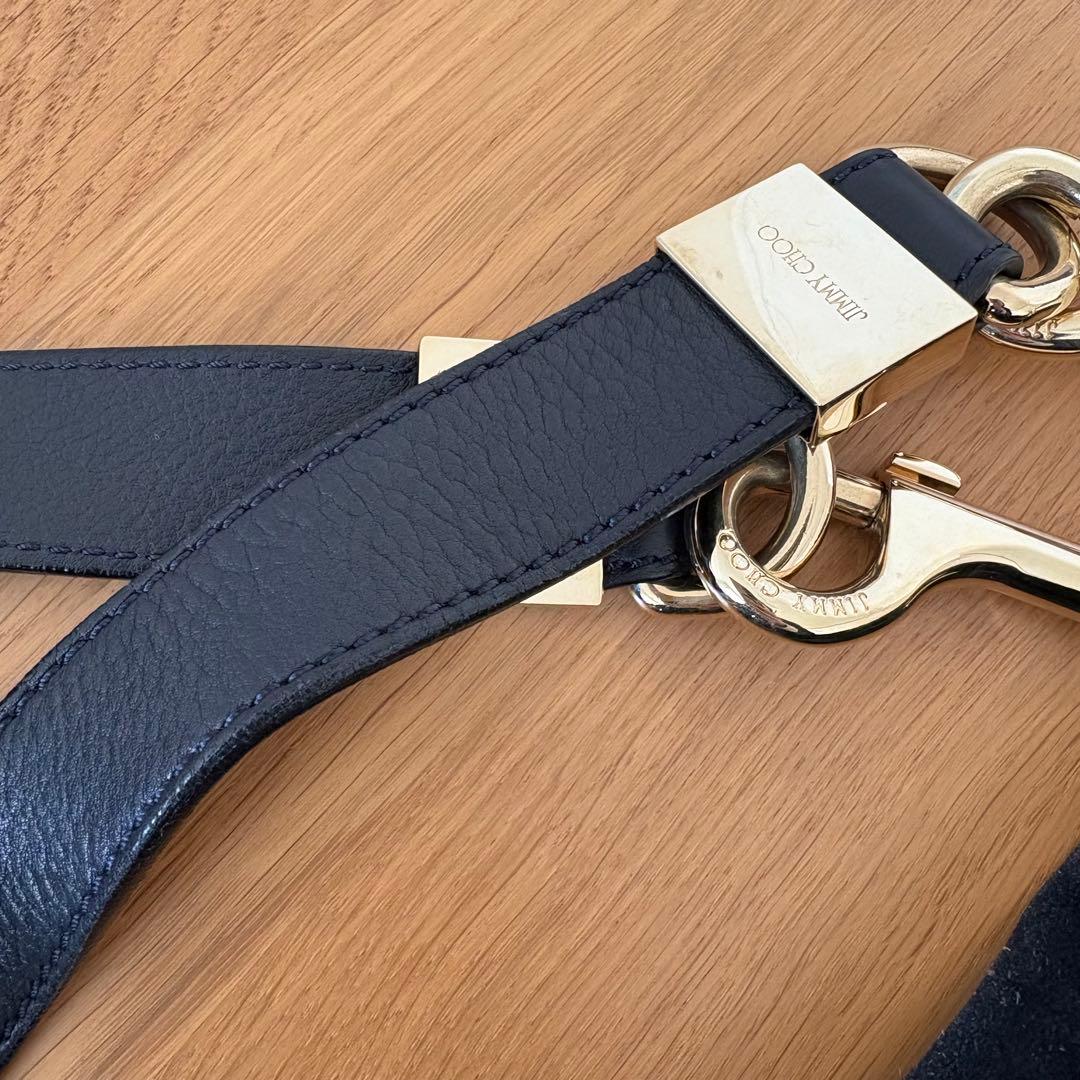 Jimmy Choo スエードレザー ショルダーバッグ