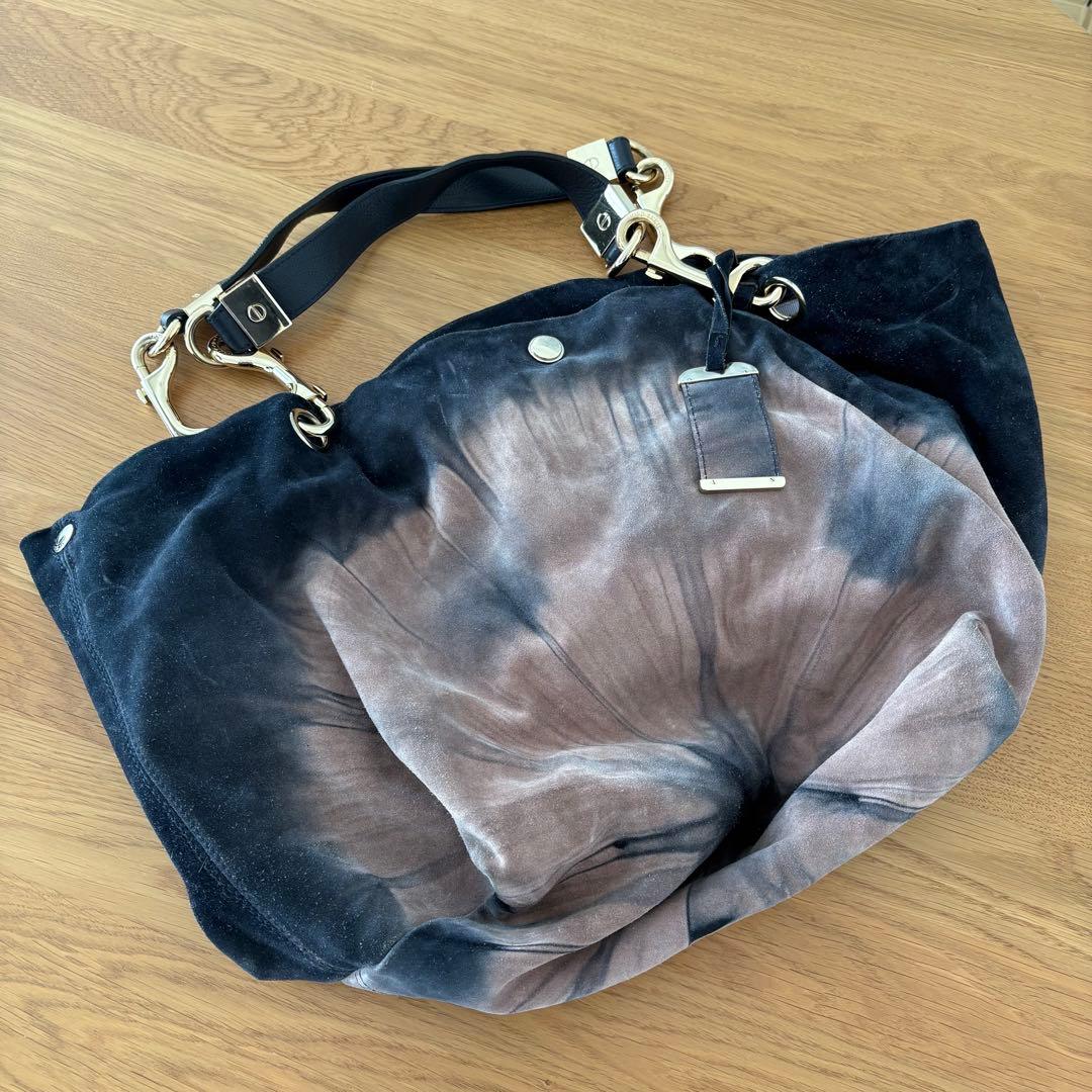 Jimmy Choo スエードレザー ショルダーバッグ