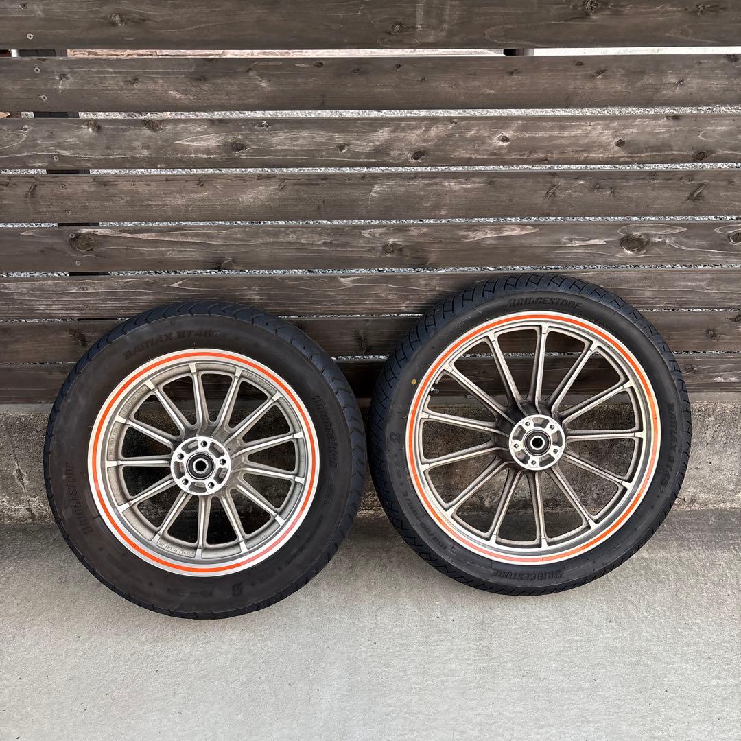 スポーツスター　2000年　ノーマルホイール&タイヤセット　ガレージ保管