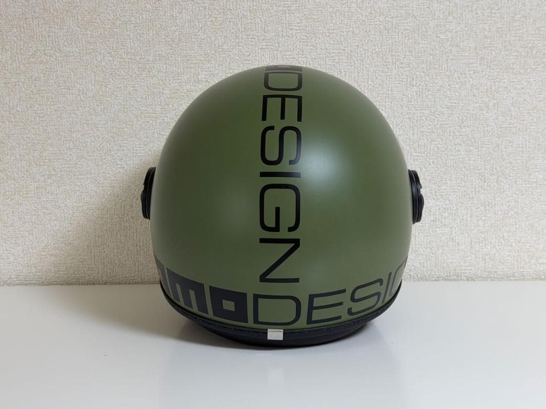 MOMO FGTR Classic ジェットヘルメット マットグリーン Lサイズ