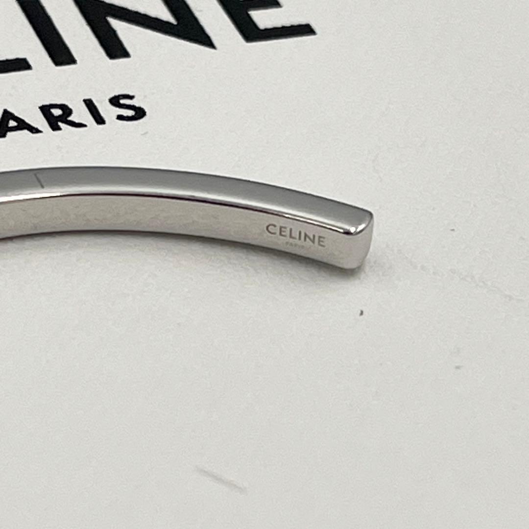 【極美品/現行/完売品】CELINE セリーヌ バングル シンカフ ロジウム