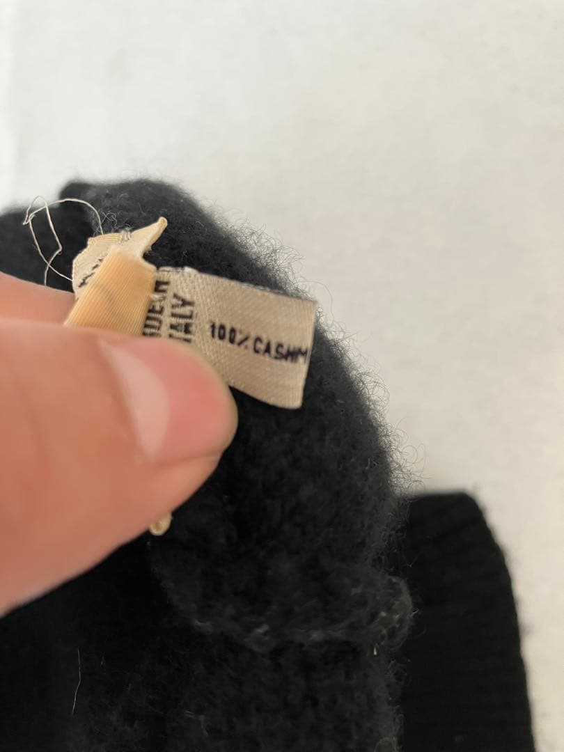 エルメス HERMES Hロゴ マルジェラ期 帽子 ニットキャップ カシミヤ