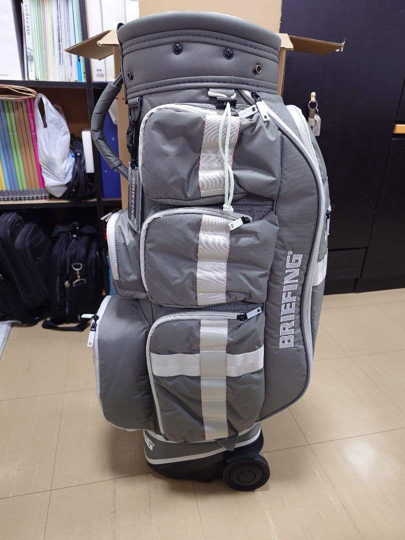BRIEFING ゴルフキャディバッグ グレー