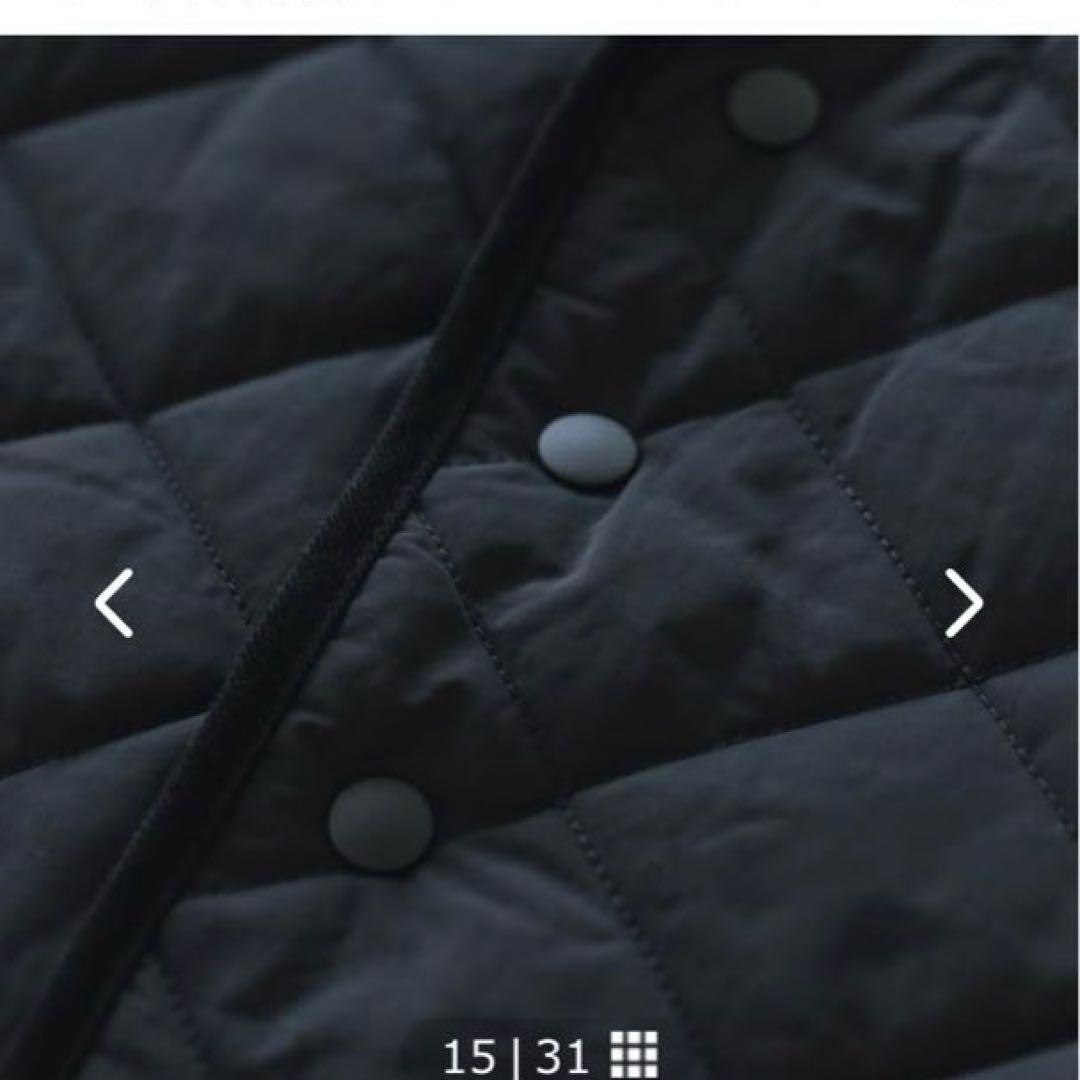 北欧暮らしの道具店　キルティングベスト　ブラック