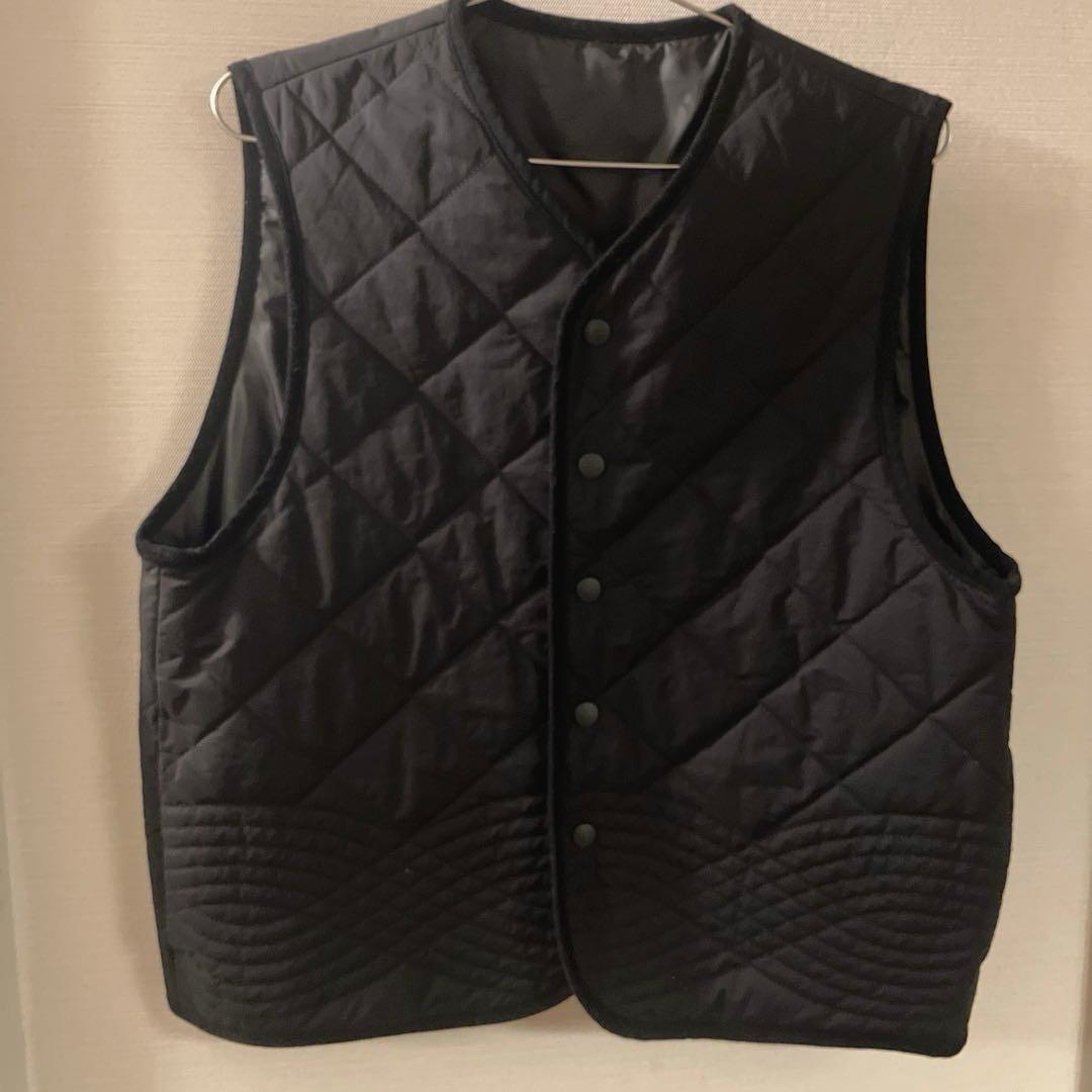 北欧暮らしの道具店　キルティングベスト　ブラック