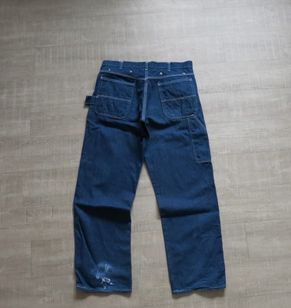 w34 POINTER ポインター ペインターパンツ 90s デニムパンツ 濃紺