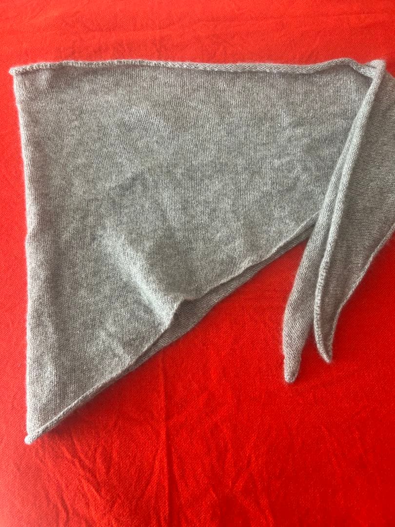 エバムエバ evam eva カシミアトライアングルマフラー