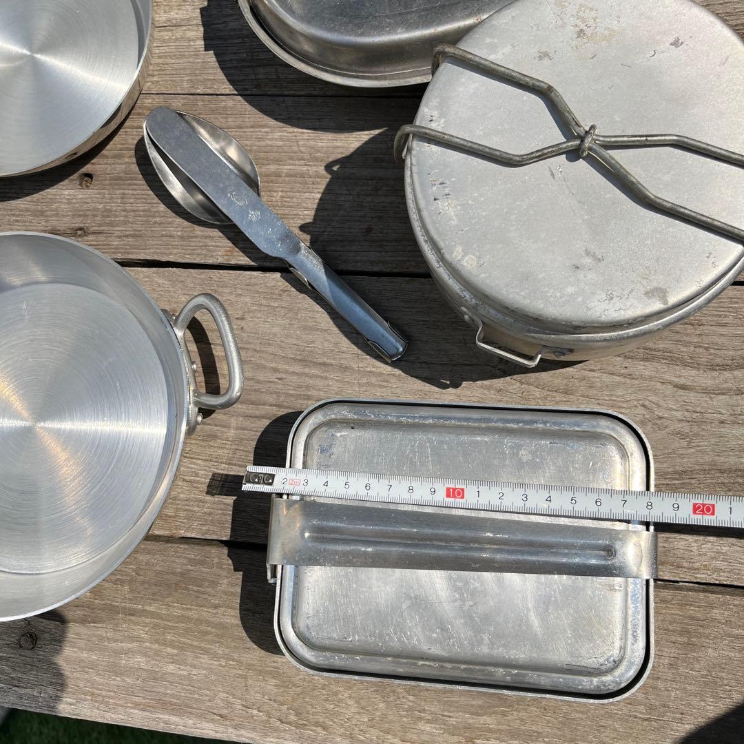 スペシャル！ヴィンテージ軍物メスティン、鍋キャンプセット　チェコ軍メスティン抜き