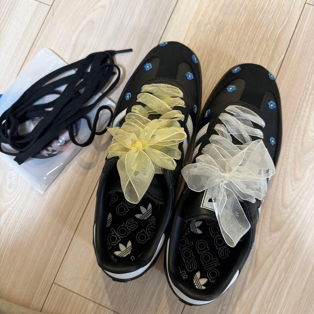 靴 ADIDAS SAMBA OG FLOWER 23.5cm