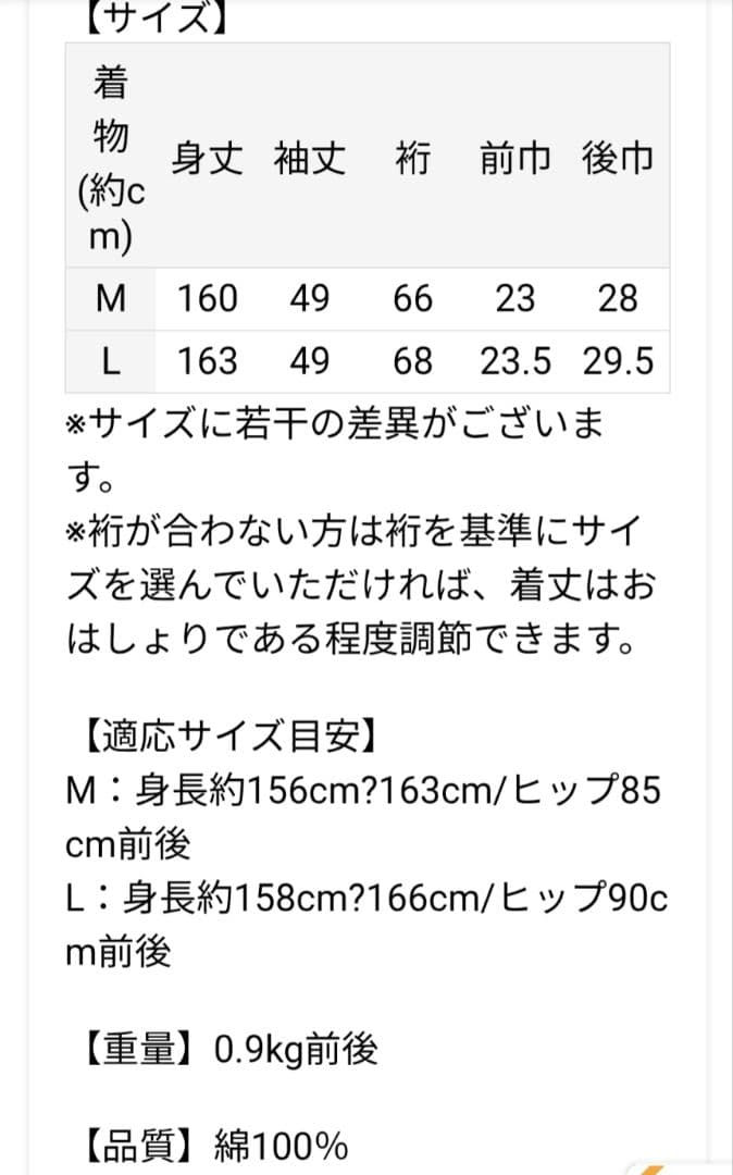木綿着物　Мサイズ　グレンチェック柄　グレー