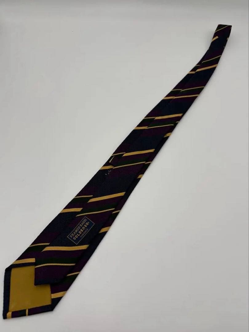 新品未使用　FRANCO BASSI ネクタイ　フランコバッシ　レジメンタル