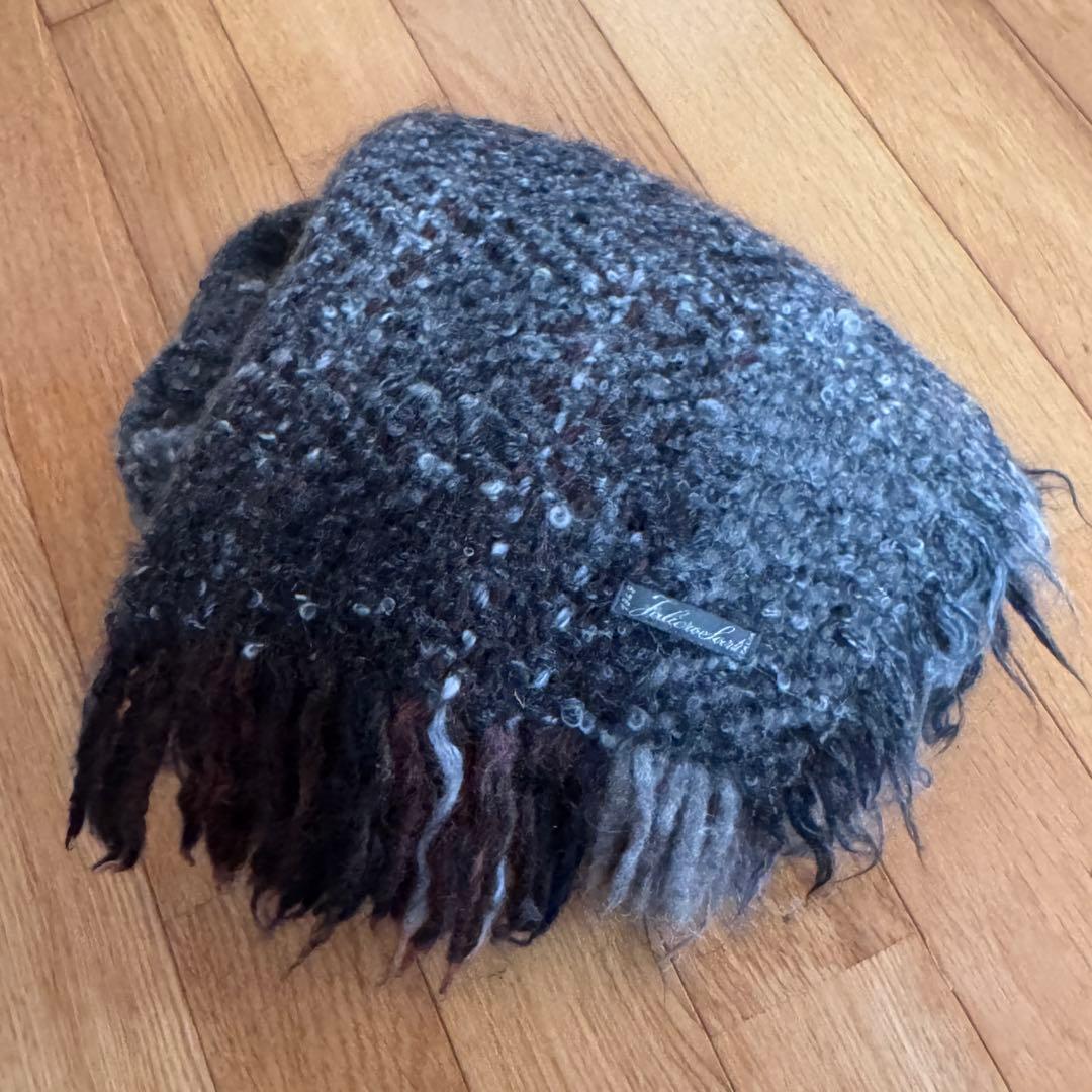 美品 falierosarti ファリエロサルティ ストール グレー系