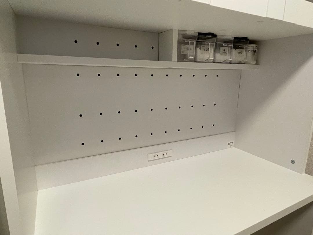 Reo丸 LOWYA ロウヤ 食器棚 ゴミ箱上ラック 幅90cm ホワイト