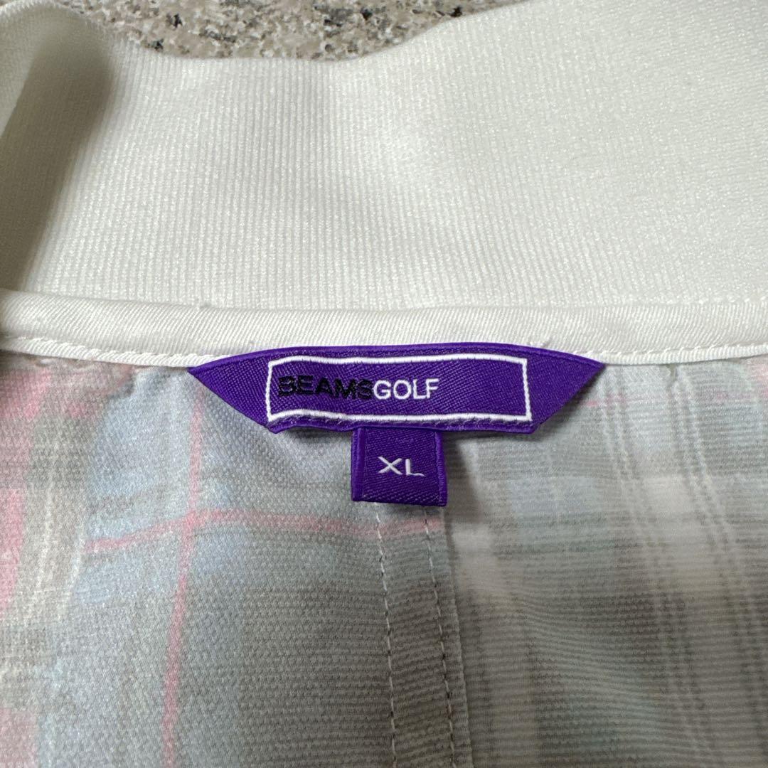 BEAMS GOLF パッチワーク風ジャケット 伸縮性 XL