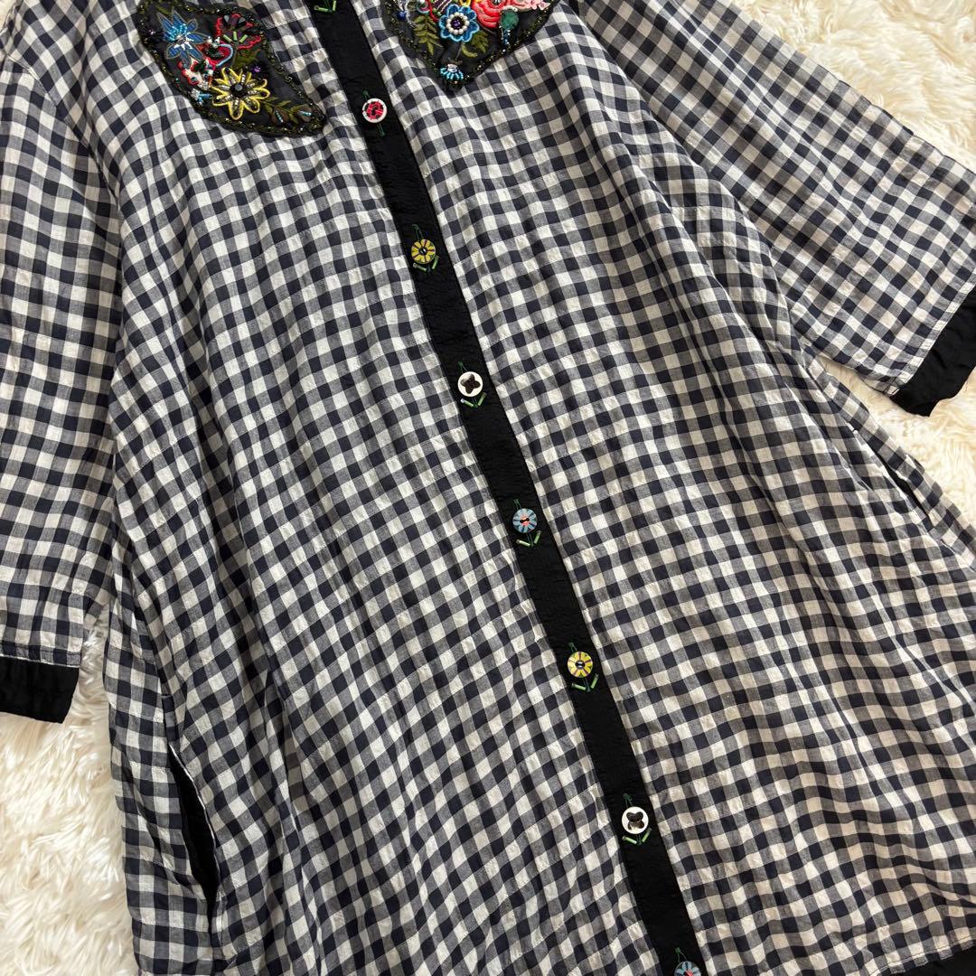 ☆極美品☆オレボレブラ アルベロベロ チュニック ブタさん ボタニカル チェック