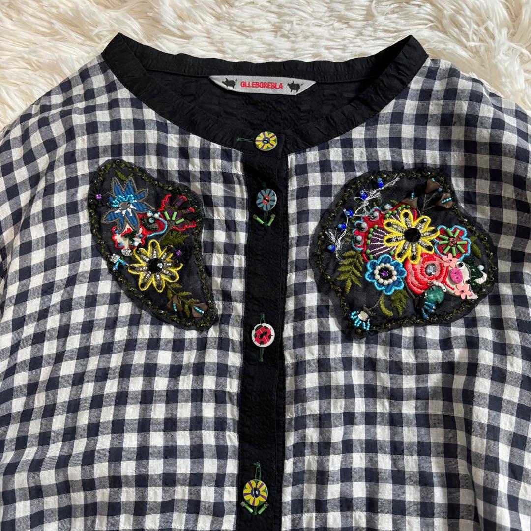 ☆極美品☆オレボレブラ アルベロベロ チュニック ブタさん ボタニカル チェック