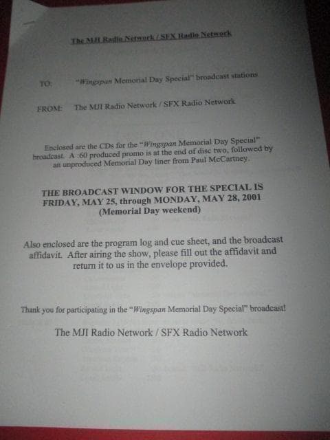 paul mccartney wingspan (RARE SET!! 送料込）