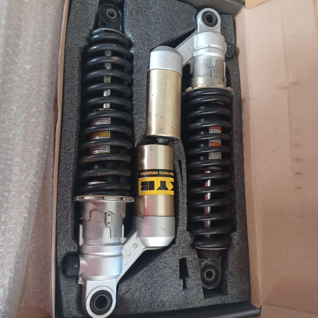 ZRX1100 リアサスペンション(黒/シルバー)U-CP