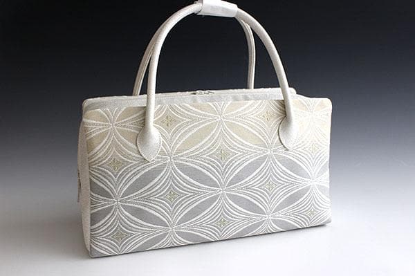 新品未使用 ！！特別セール！！京都 西陣 正絹 帯使用 利休バッグ 25917