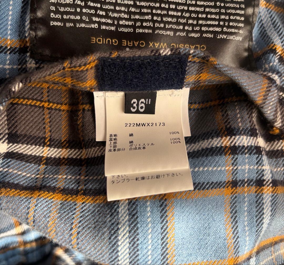 新品未使用》cityshopシティショップ別注バブアーBORDERオイルドコート