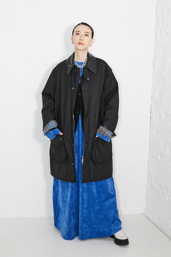 新品未使用》cityshopシティショップ別注バブアーBORDERオイルドコート