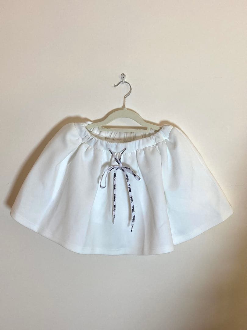 新品未使用Bibiy. NELLY MINI SKIRT ホワイトビビィ
