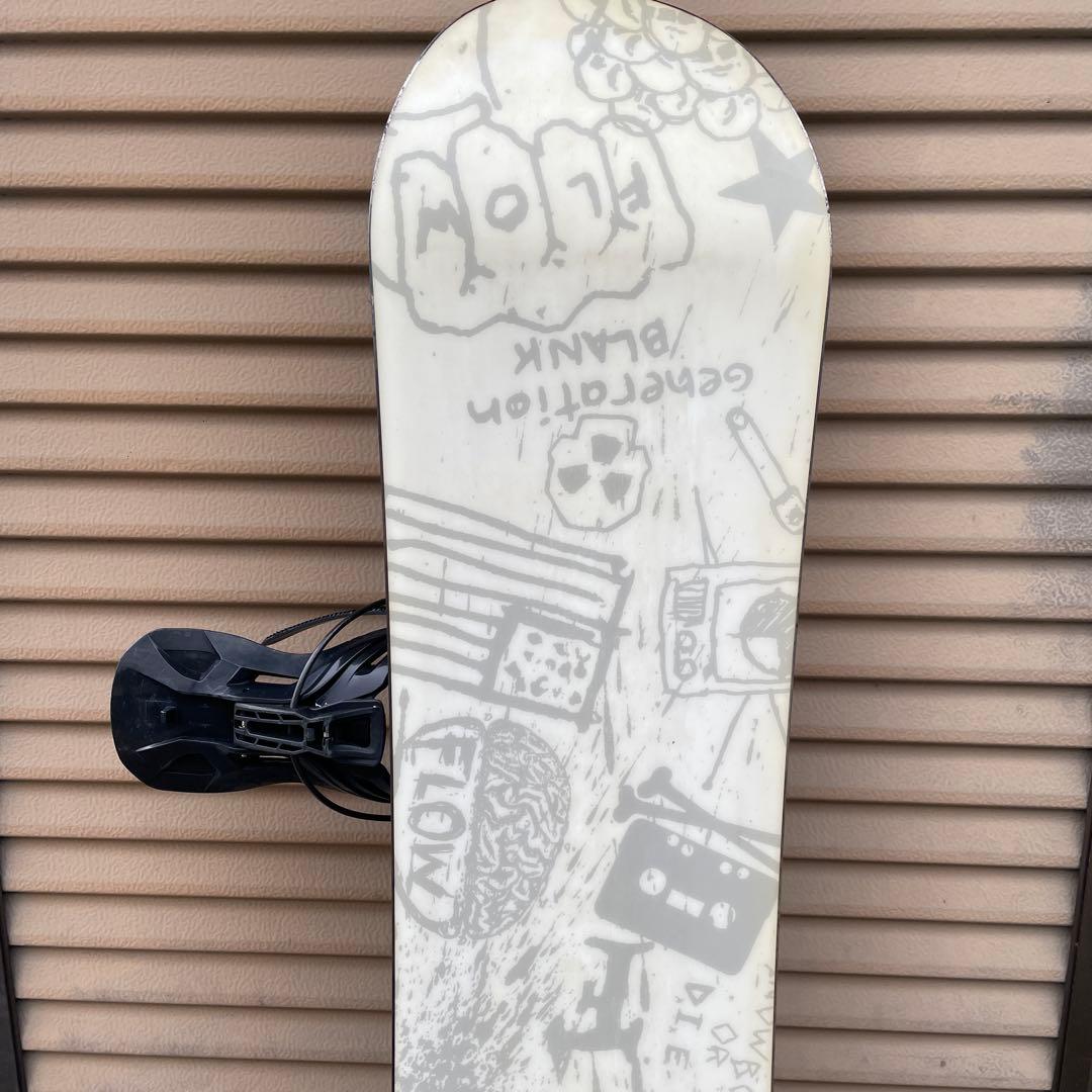 FLOW スノーボード ビンディング、ボードカバー付き