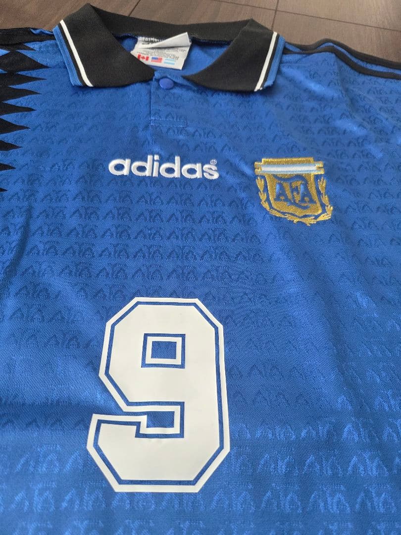 バティストゥータ　アルゼンチン代表　サッカー　ユニフォーム