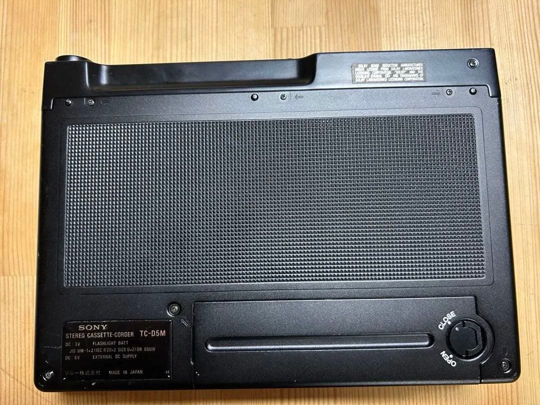 【美品】動作確認済　ソニーデンスケ TC-D5M、純正ACアダプター、説明書付き