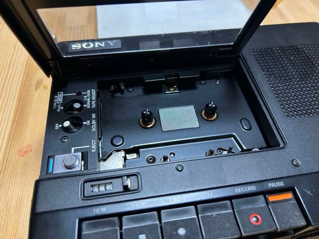 【美品】動作確認済　ソニーデンスケ TC-D5M、純正ACアダプター、説明書付き