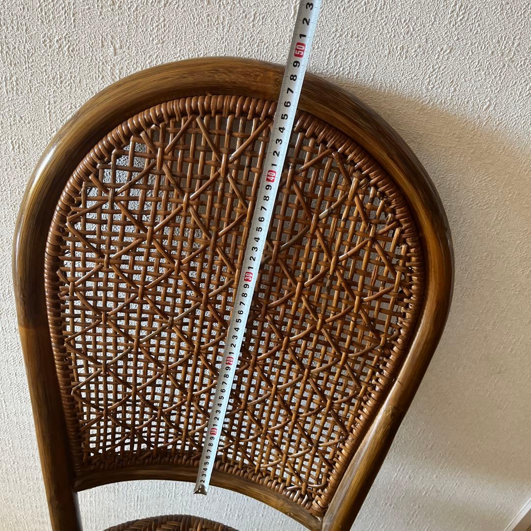 美品⭐︎ラタンチェア 籐 曲木 2脚 可愛いです