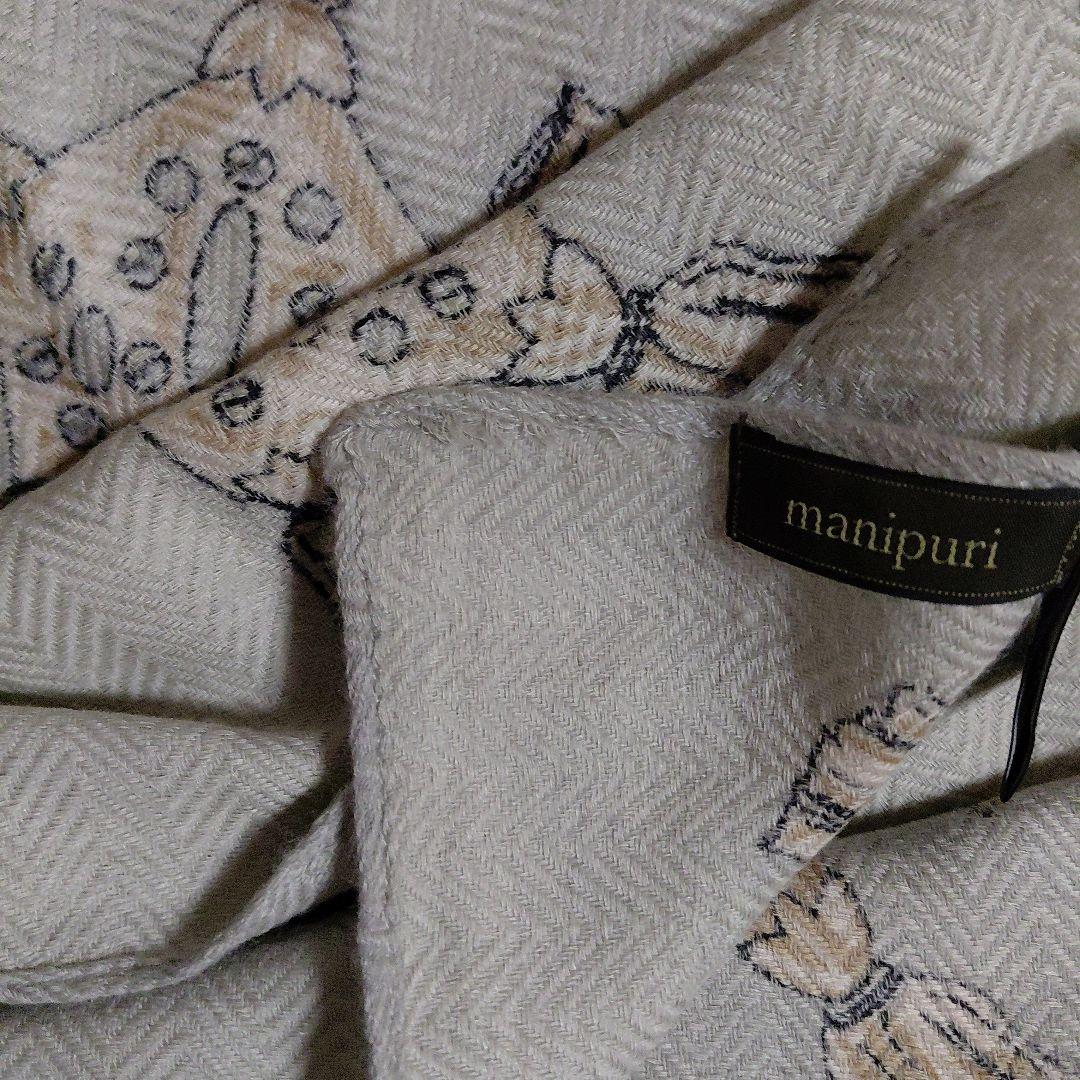 manipuri シルクウール ストール