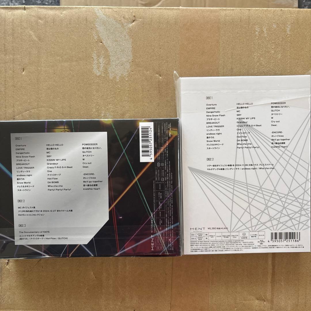  Man Dome Tour 2024 RAYS 【初回盤】＋【通常盤】