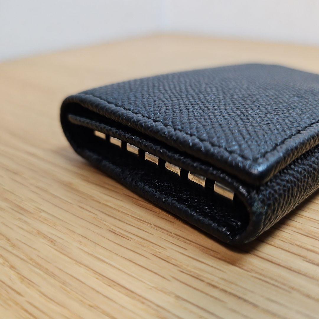 BVLGARI ブルガリ 6連キーケース 正規品 メンズ ブラック