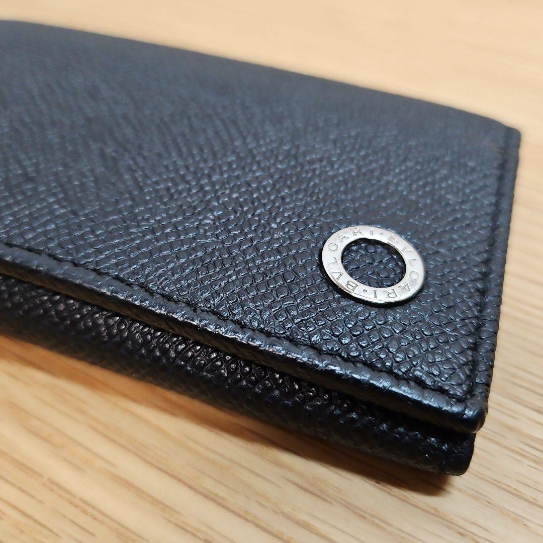BVLGARI ブルガリ 6連キーケース 正規品 メンズ ブラック