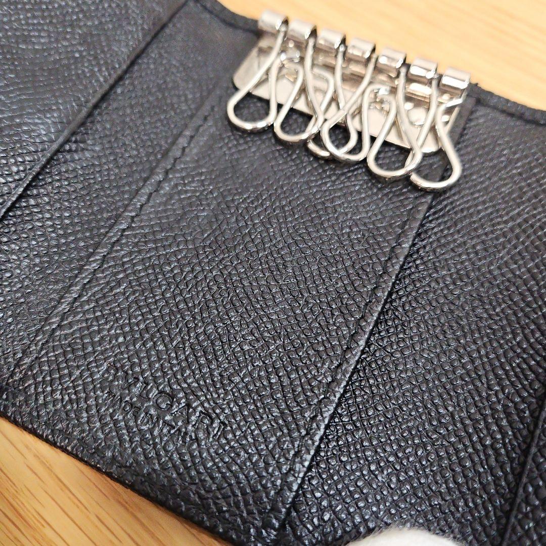 BVLGARI ブルガリ 6連キーケース 正規品 メンズ ブラック