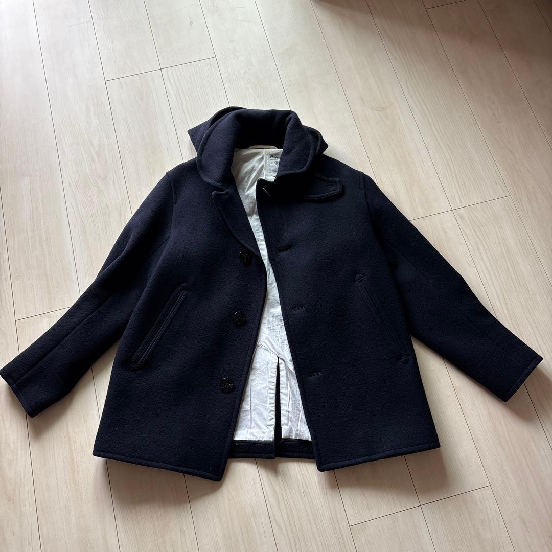 たけし: Orcival ネイビー ダブルブレスト ピーコート サイズ5