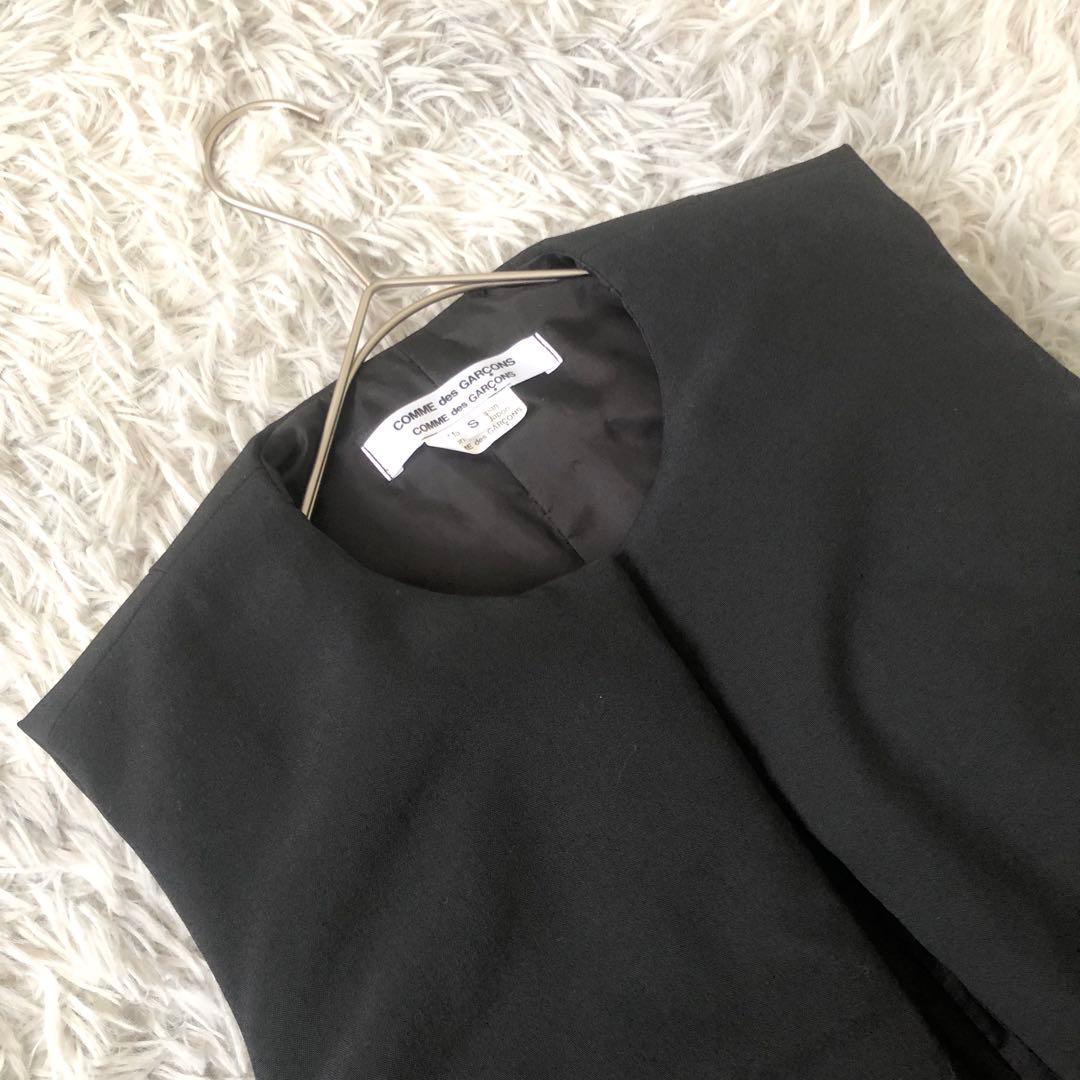 ウール100%✨コムデギャルソン【S】ダウンベスト ベスト アウター 上着