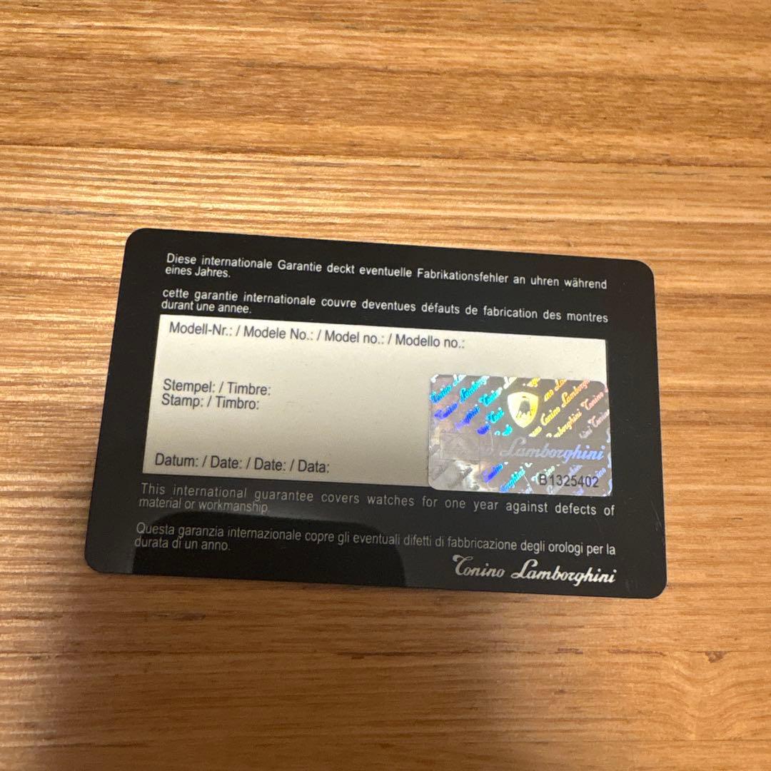 トニーノ・ランボルギーニ 腕時計　クロノグラフ