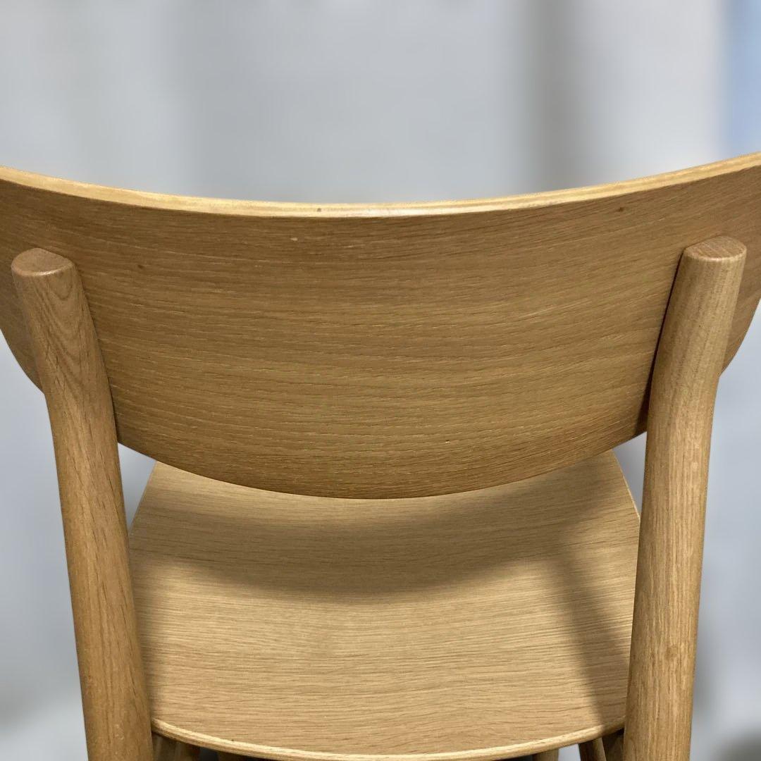 【無印良品】ラウンドチェア オーク材