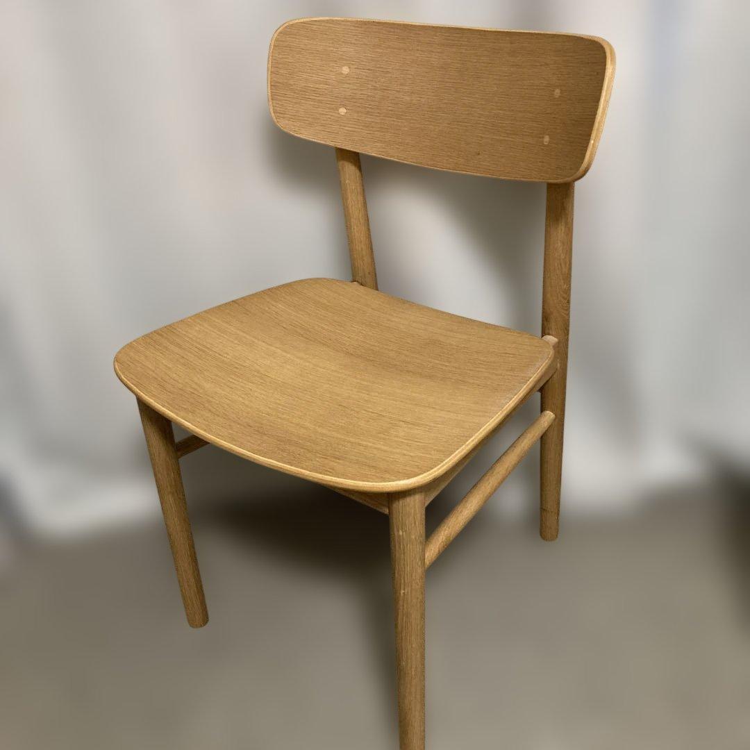 【無印良品】ラウンドチェア オーク材