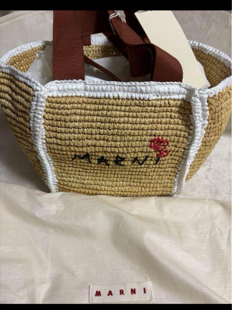 マルニ　SILLO カゴバッグ