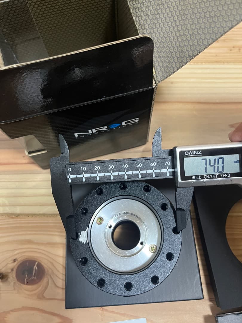 レーシングシミュレーター用クイックリリース　ステアリングボス