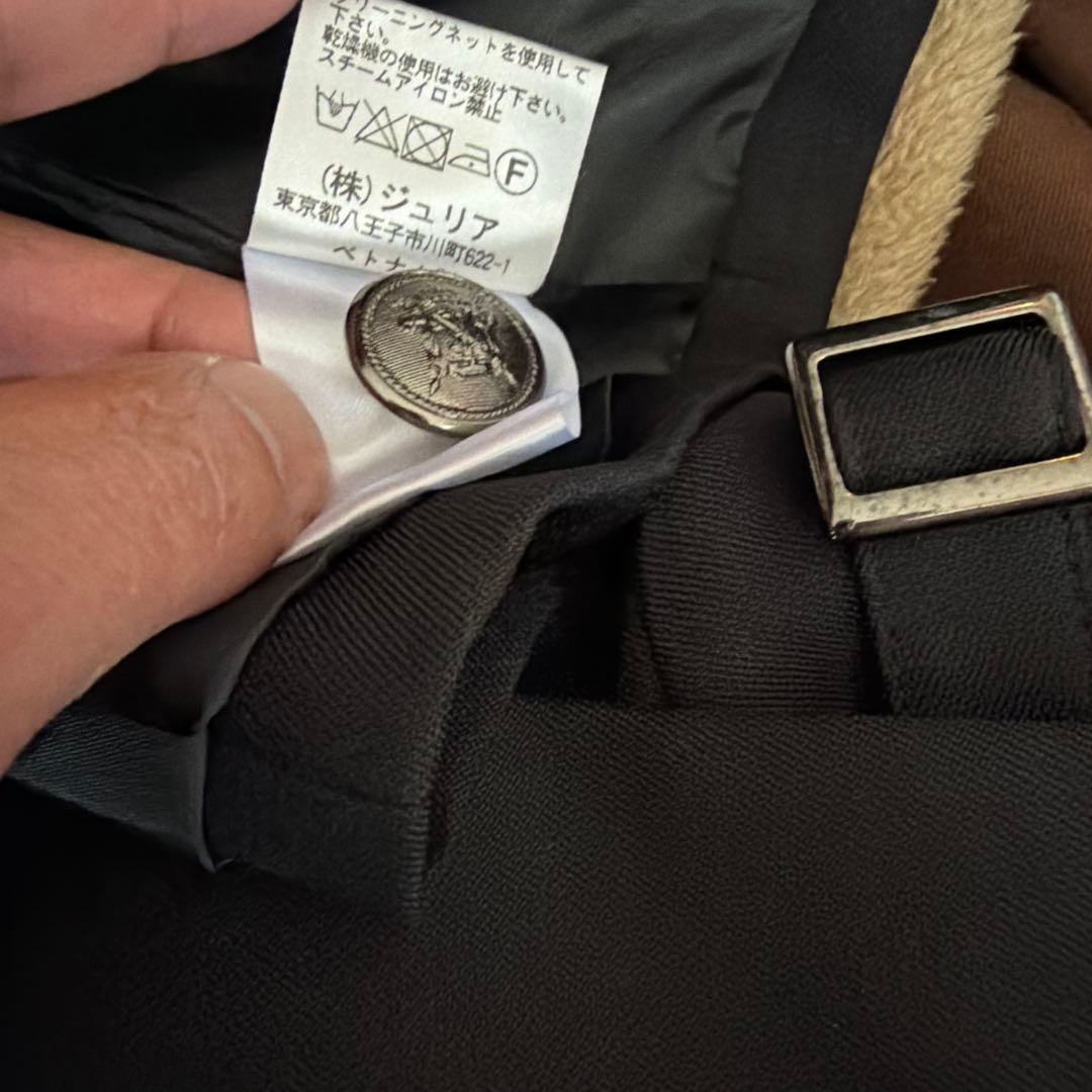 小学生女子　卒業式スーツ&シャツ　黒